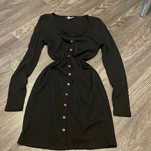 TOPSHOP | Ribbed Knit Body-con Dress | 10